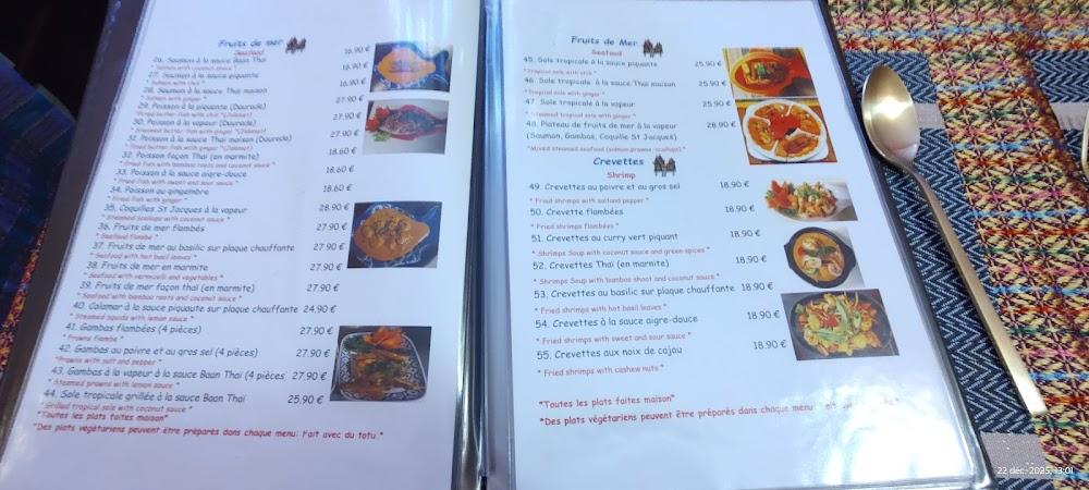 Baan Thaï - Menu Image 3